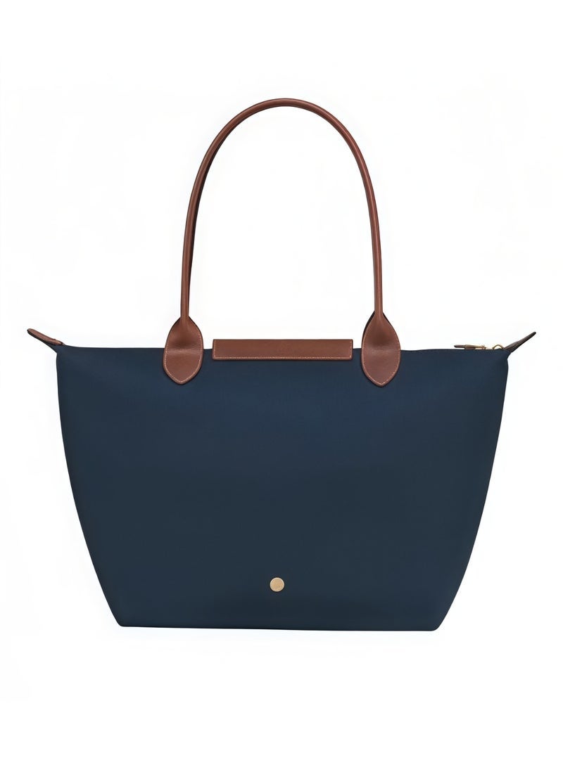 Longchamp Women's Classic Fashion Versatile Medium Handbag Shopping Bag Shoulder Bag Handbag classic navy - Image 5